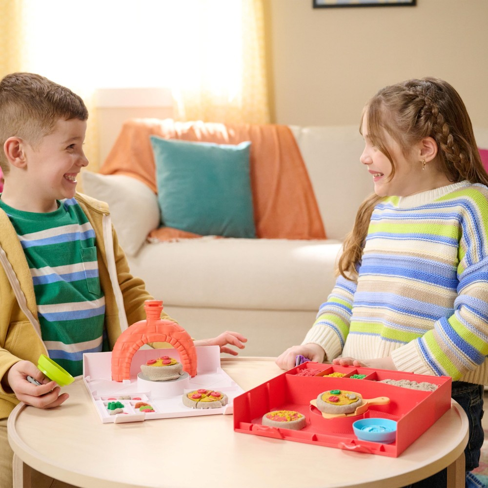 Kinetic Sand - Кинетический песок PIZZA 453 г + аксессуары 6072551