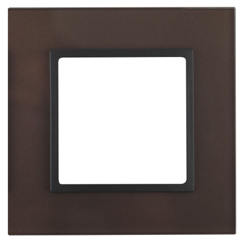 14-5101-13 ЭРА Рамка на 1 пост, стекло, Эра Elegance, бронза+антр