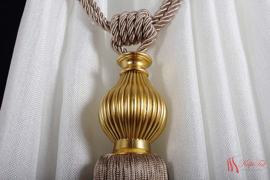 Подхваты-кисти для штор 2шт. лайт кофе