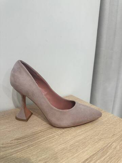 Туфли из эко замши