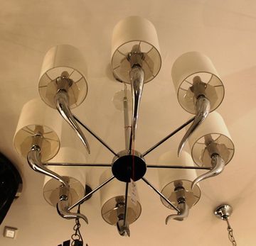 replica  Ilfari  Chandelier 8 lamps (white)