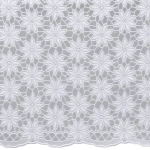 Скатерть 137*180 см «Гармония», цветы, пвх, цвет белый