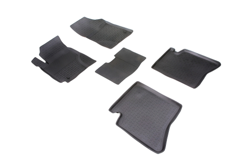 Резиновые коврики с высоким бортом для Geely MK 2008-2015, Seintex.85286