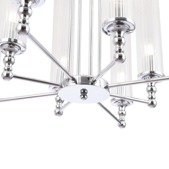 Подвесная люстра Crystal Lux Tomas SP8 D650 Chrome