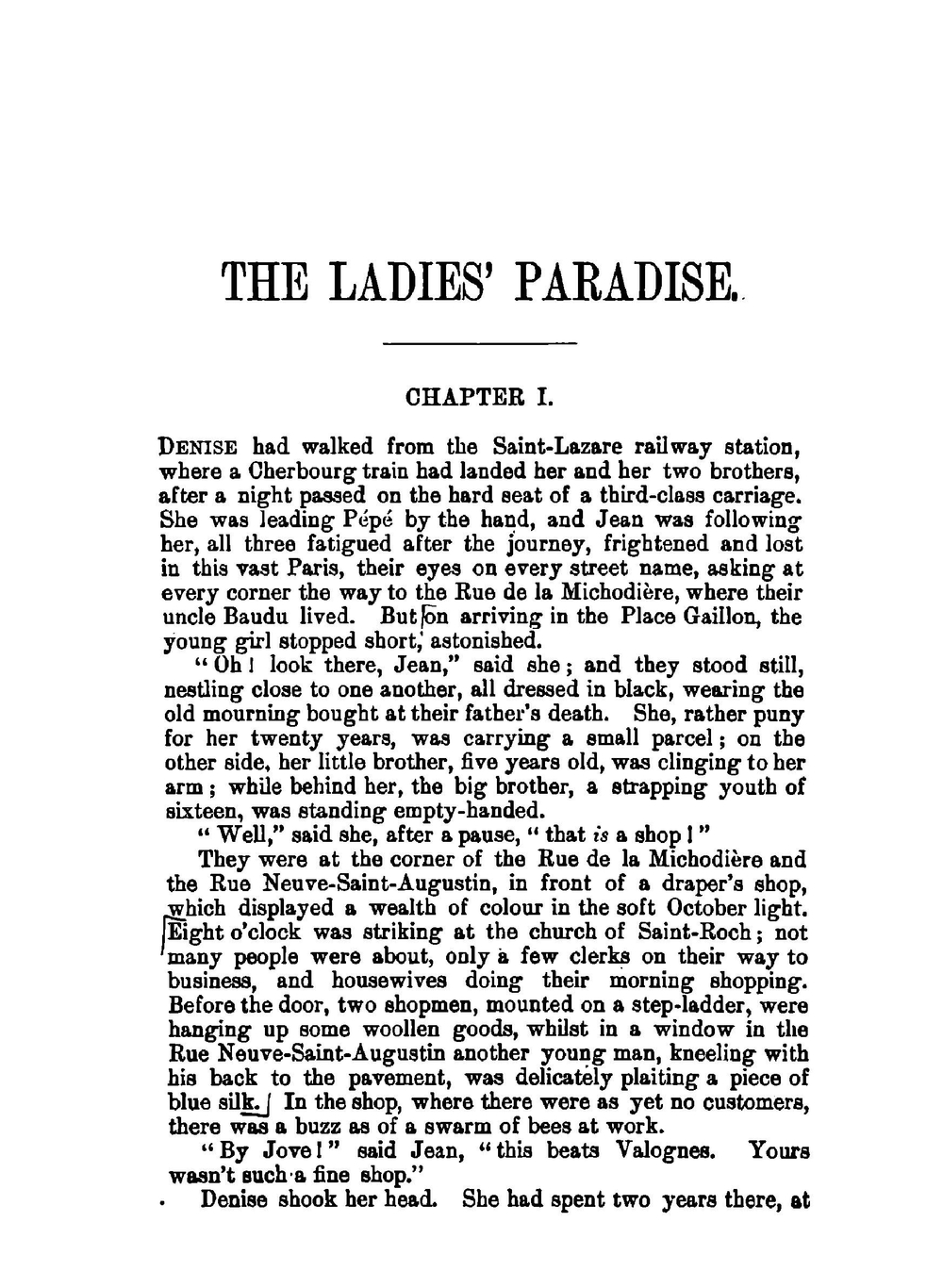 The Ladies' Paradise. A Realistic Novel | Émile Zola