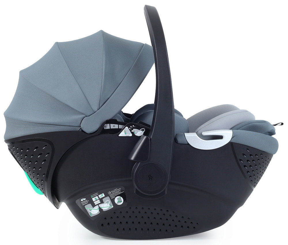 Детская коляска Rant Teo Soft 3 в 1 с автокреслом Aster Zero Graphite Cloud