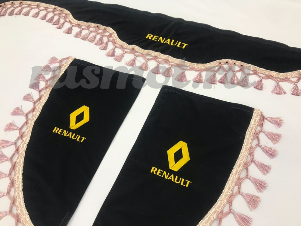 Ламбрекены аликанте вышивка Renault