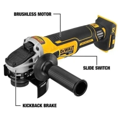 DEWALT Болгарка аккумуляторная DCG405NT 20B ,125MM,9000 оборотов в минуту,С кейсом