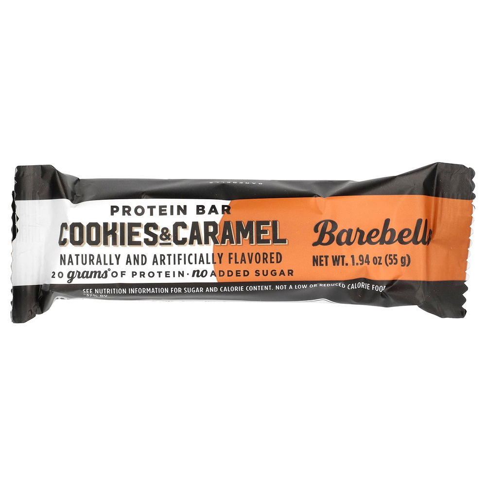 Barebells, Протеиновый батончик, печенье и карамель, 12 батончиков, 55 г (1,94 унции)