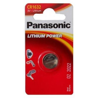 Батарейка Panasonic Lithium Power CR-1632 литиевая 1 шт