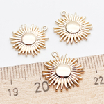 Подвеска Солнце, цвет золото, размер 16*14 мм, цена за 1 шт