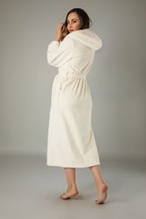 Халат женский с капюшоном Artemida 8655 NUSA