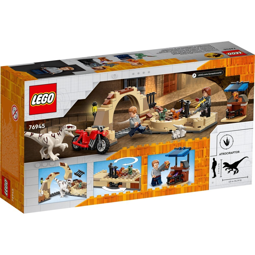 LEGO Jurassic World — Атроцираптор: Погоня на велосипеде 76945 / артикул   76945  / GTIN 5702016913514