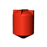 Бункер 5000л усиленный Политим 5000 л.(1800x1800x2400см;красный) - арт.560764