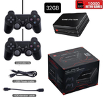 Игровая консоль, ТВ-приставка с беспроводным контроллером "M8 Plus - Game Station" 2 Геймпада, 64bit, 10000игр, 32GB/ 64GB