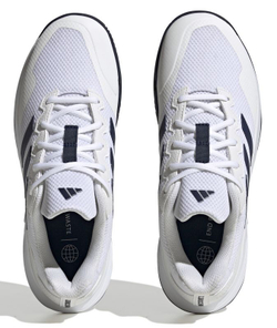 Мужские кроссовки теннисные Adidas GameCourt 2 M - cloud white/team navy blue 2/cloud white