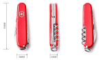 Нож Victorinox Sportsman красный, 0.3803
