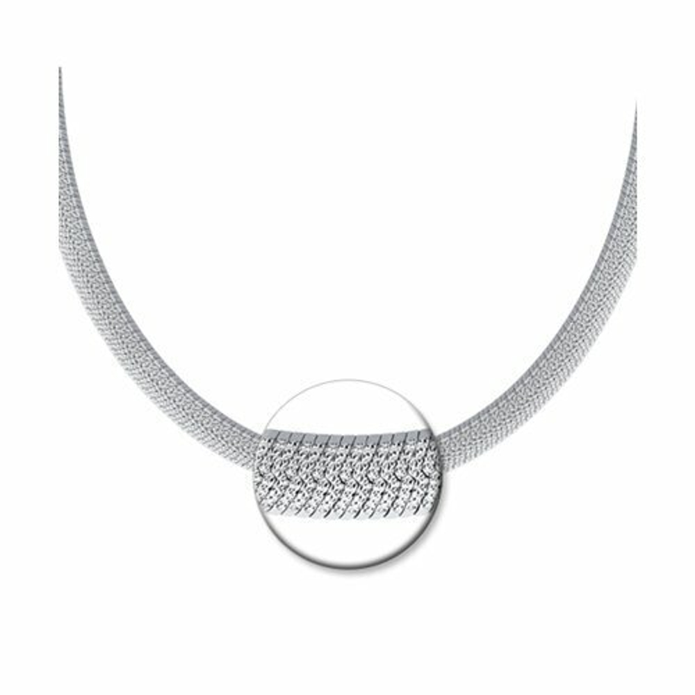 Колье из серебра