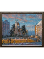 Картина маслом Храм Симеона и Анны Щербаков
