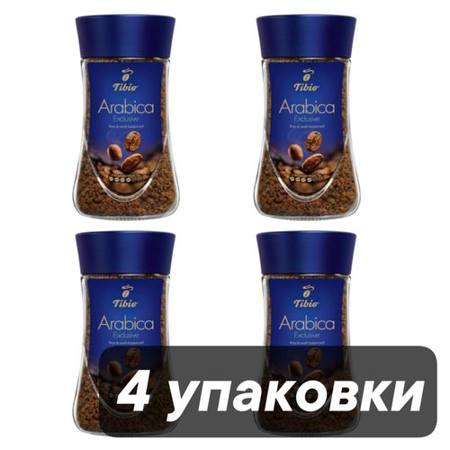 Кофе растворимый Tibio Exclusive Arabica 95 г x 4 шт