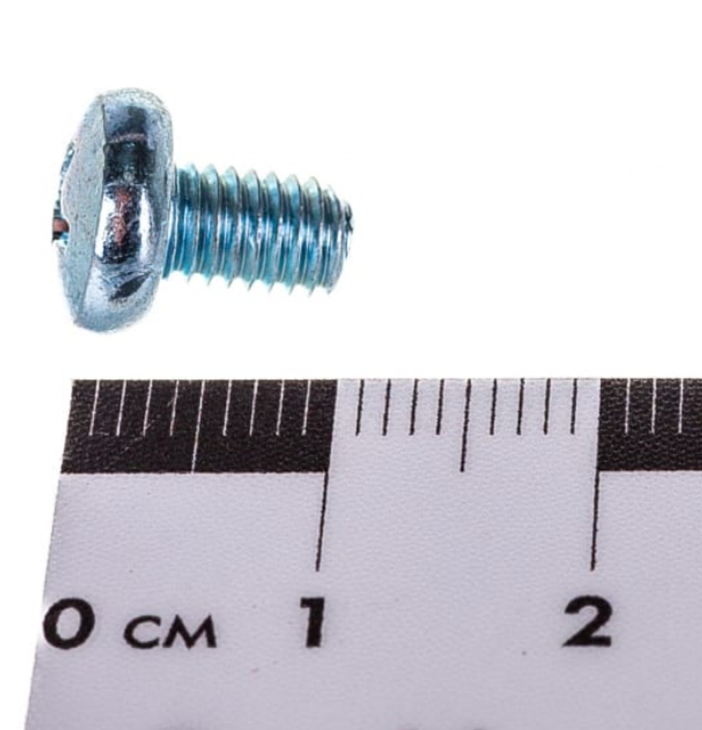 ВИНТ СТРОЙБАТ С ПОЛУКР/ГОЛОВОЙ ОЦИНК DIN 7985 М 5Х8 18ШТ