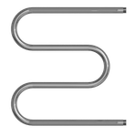 Полотенцесушитель MIXLINE SIMPLE M 60х60 1'' ПОЛКА