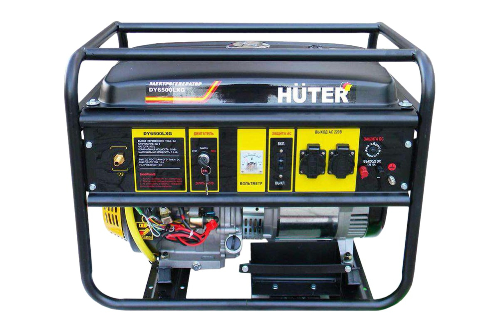 Бензиновый генератор Huter DY6500LXG 64/1/32 (ГАЗ/БЕНЗИН)