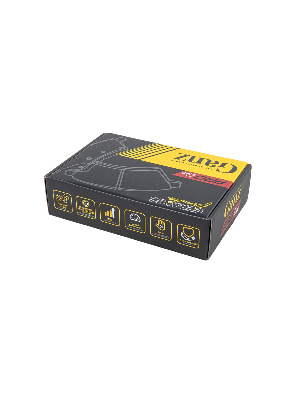 Колодки передние PRO-Line Ceramic LEXUS / TOYOTA / MITSUBISHI GANZ GIJ09094C