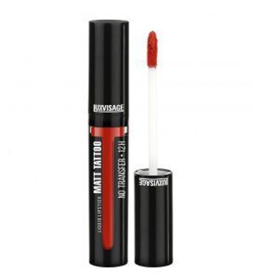 LuxVisage Губная Помада MATT TATTOO жидкая ТОН 109 Classic Red 3,8 мл