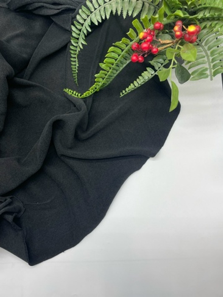 Кашемир трикотажный черный