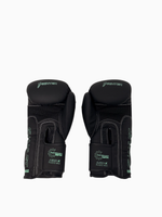 Перчатки боксерские Fighter черно-бирюзовые