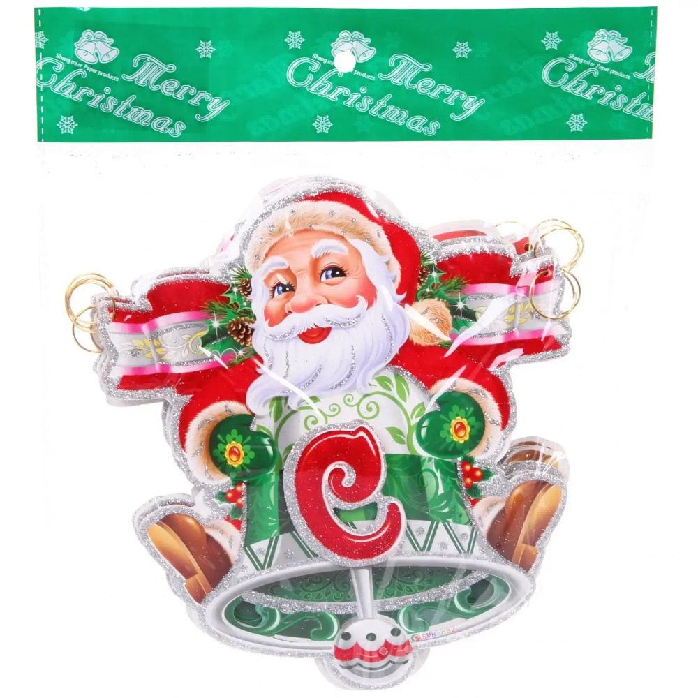 Растяжка бумажная новогодняя «С Новым Годом - Дед Мороз» 220 см