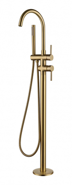 Смеситель для ванны Напольный Grocenberg GB900MG Матовое золото