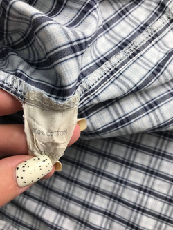 Рубашка JLS в клетку, маркировка ХXL, визуально на 54 размер