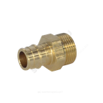 Муфта для PE-X труб радиальная латунь Дн 20х3/4" НР РОС