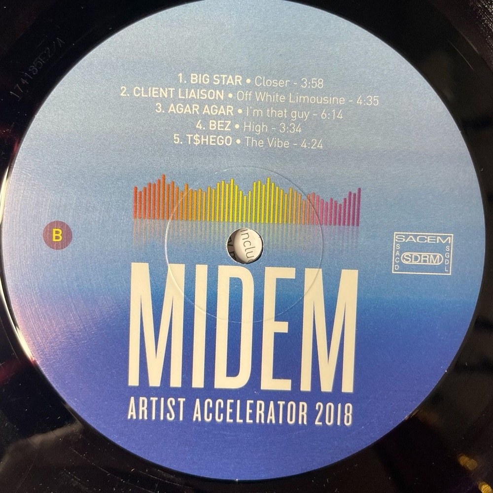 Винтажная виниловая пластинка LP Сборник Midem Artist Accelerator 2018 (France 2018)