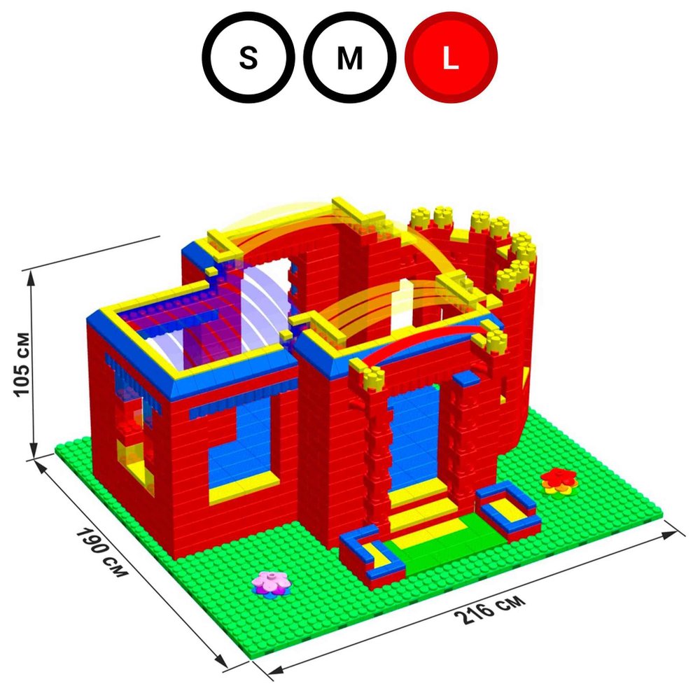 Набор GigaBloks 7,5: Дворец на платформе