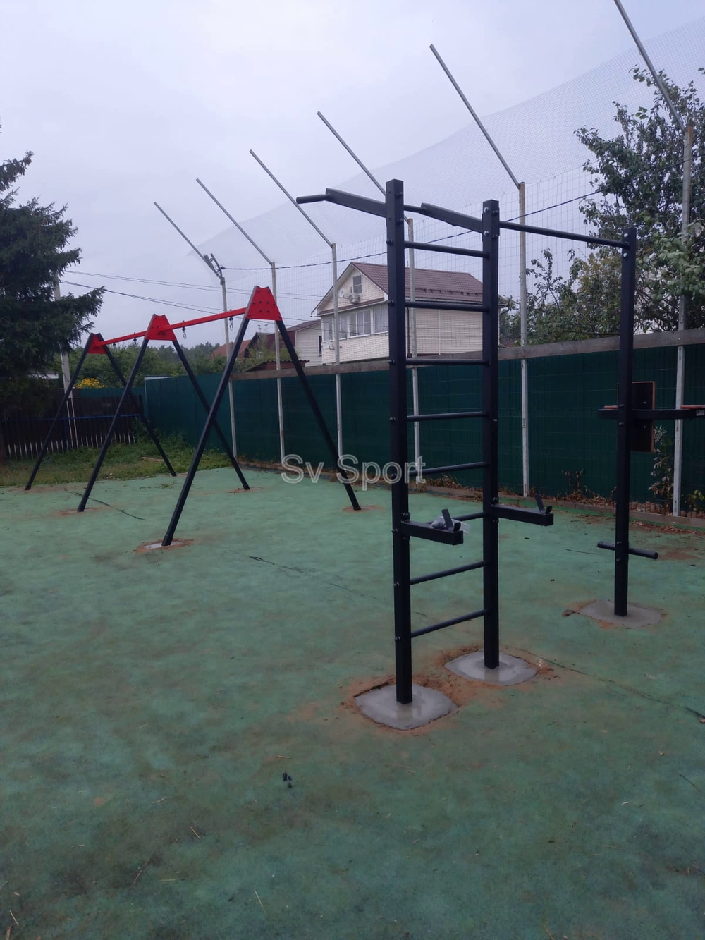 Монтаж уличных качелей Sv Sport Maxi х 2