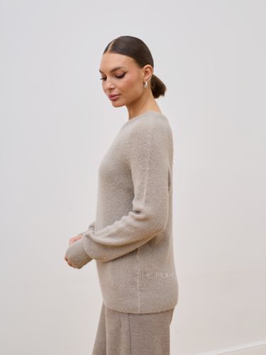 Джемпер из шерсти альпаки в цвете капучино