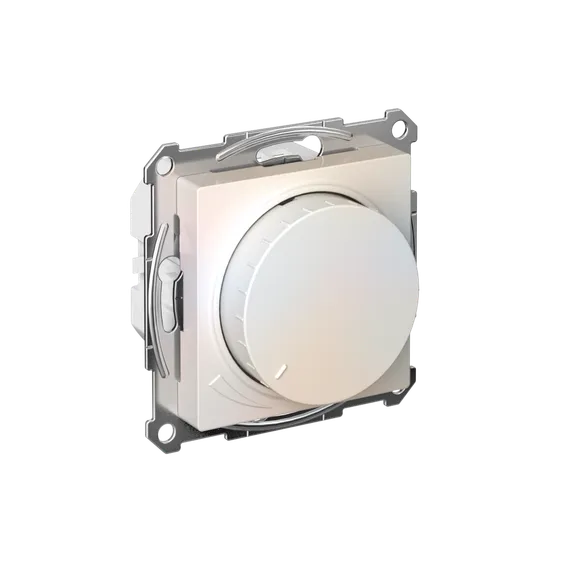 ATLASDESIGN СВЕТОРЕГУЛЯТОР (диммер) поворотно-нажимной, LED, RC, 400Вт, механизм, ЖЕМЧУГ