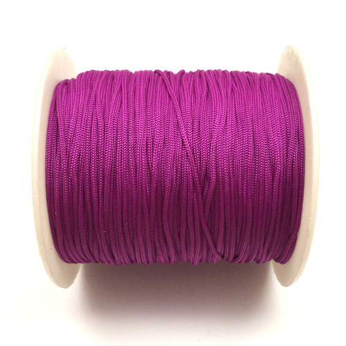 Шнур нейлоновый фуксия 1 мм (катушка ок.80 метров)