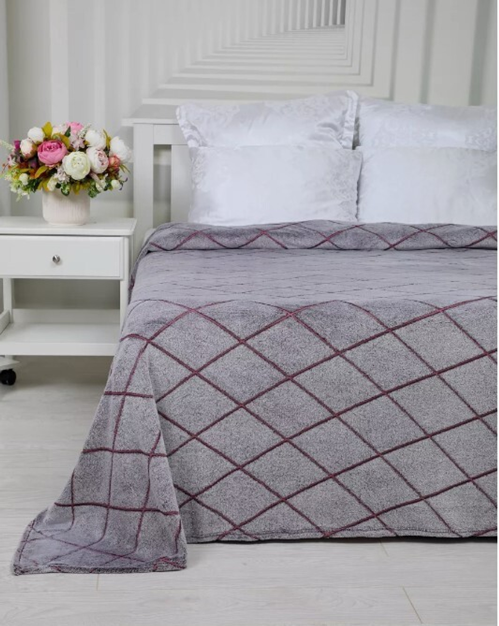 Плед велсофт 220х200 "ПВ15" (300гр/м2)