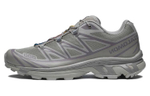 SALOMON Salomon X-6 wear-resistant low-cut outdoor functional shoes for men and women the same gray