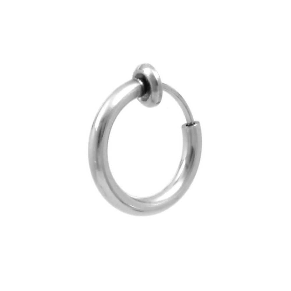 Серьга-обманка сталь 2 мм (кольцо)