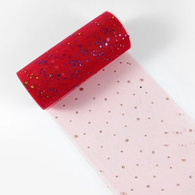 Фатин с разноцветными блестками 15 см