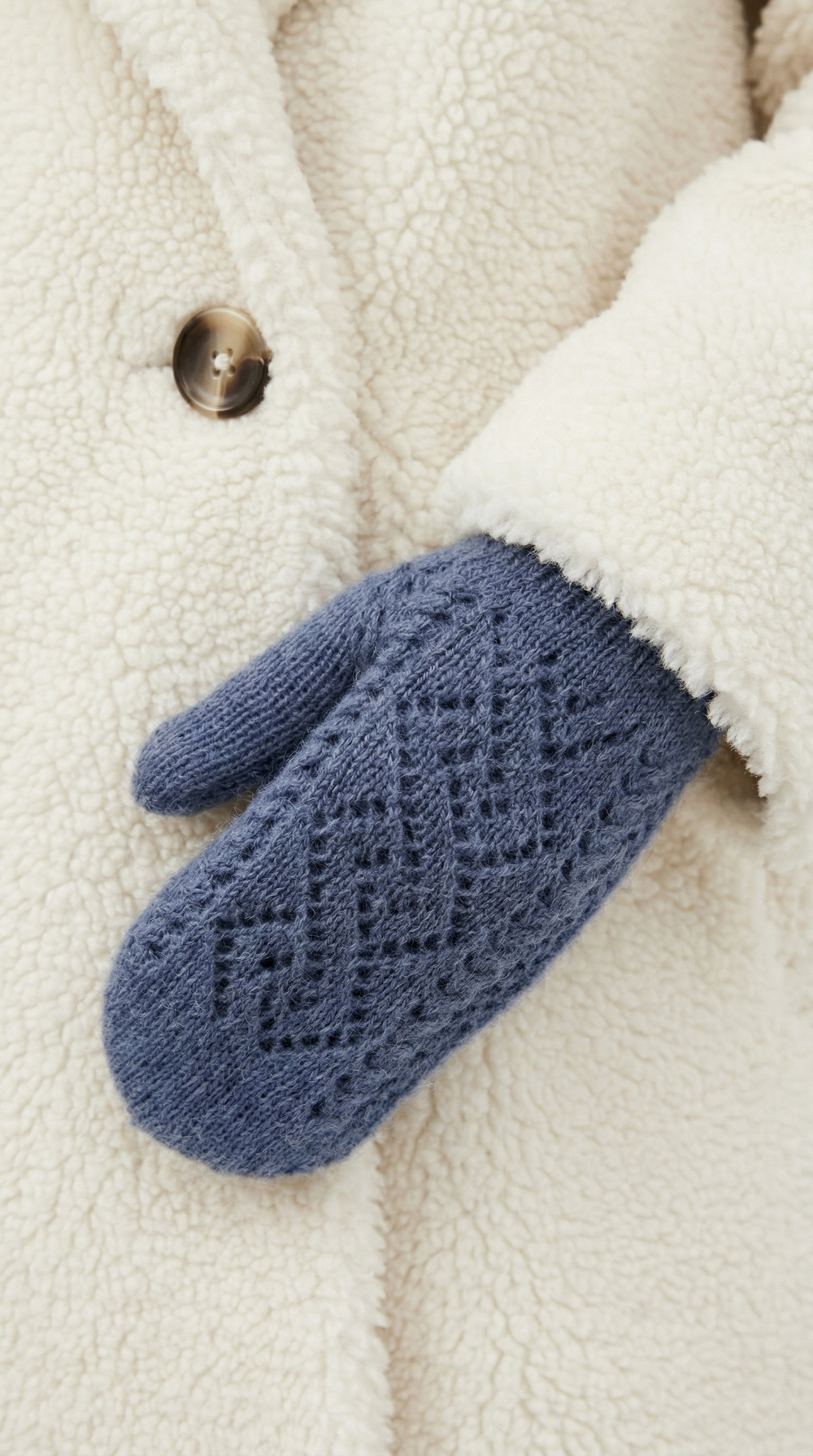 Варежки В036-27 синие