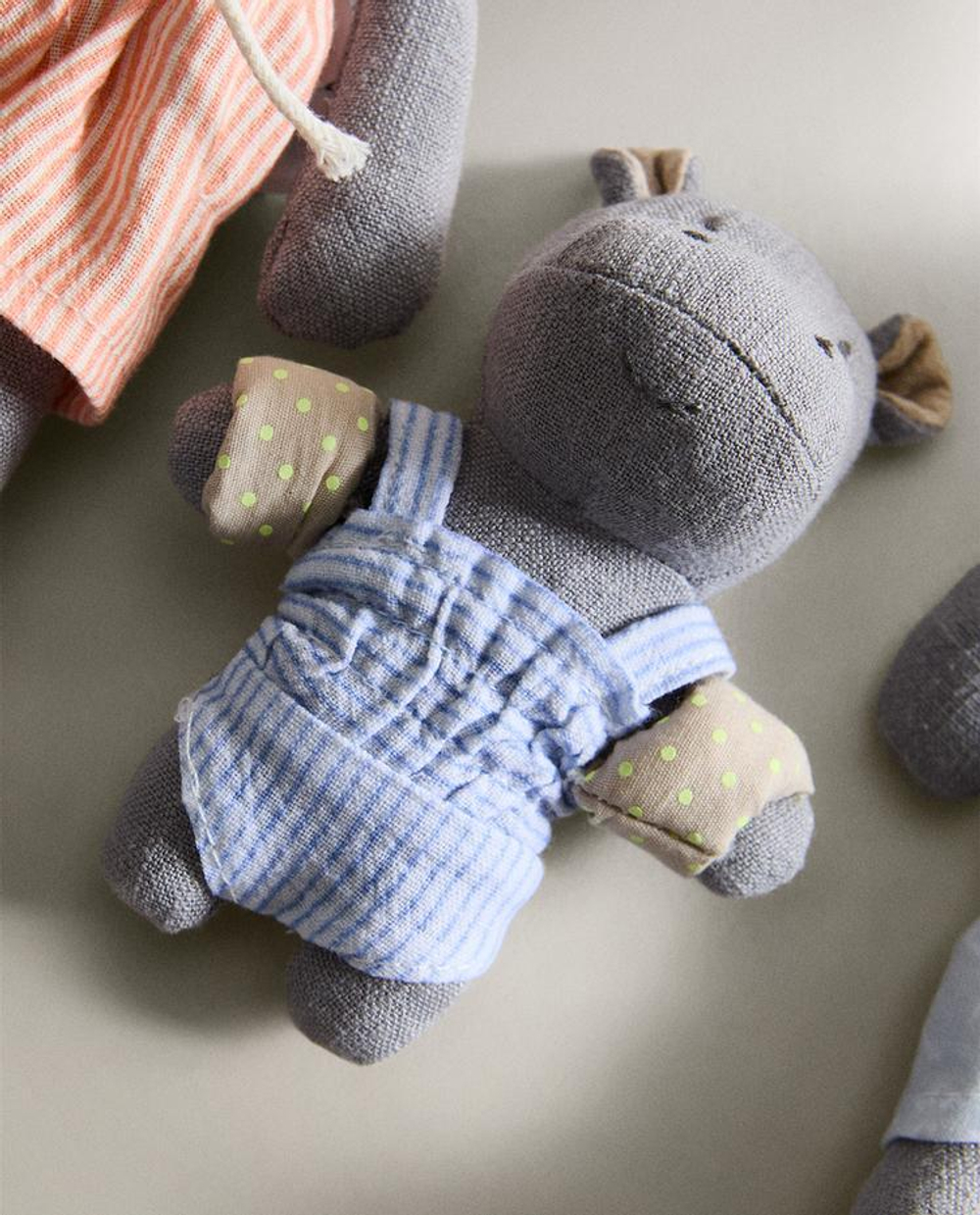 ZARA HOME ДЕТСКИЙ НАБОР "СЕМЬЯ БЕГЕМОТОВ", РАЗНОЦВЕТНЫЙ