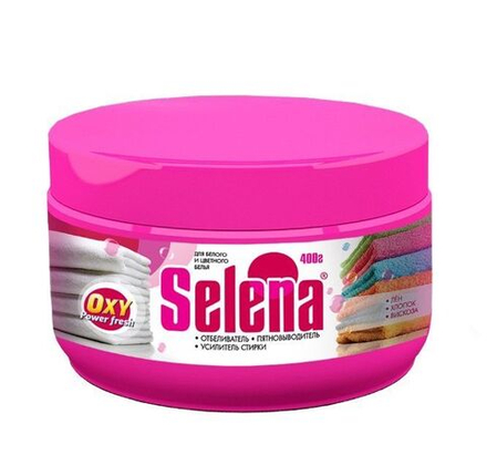 Selena отбеливатель усилитель стирки 400 гр. *6*24*