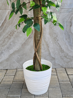 Искусственное дерево Бугенвиллия 150см малиновая в кашпо