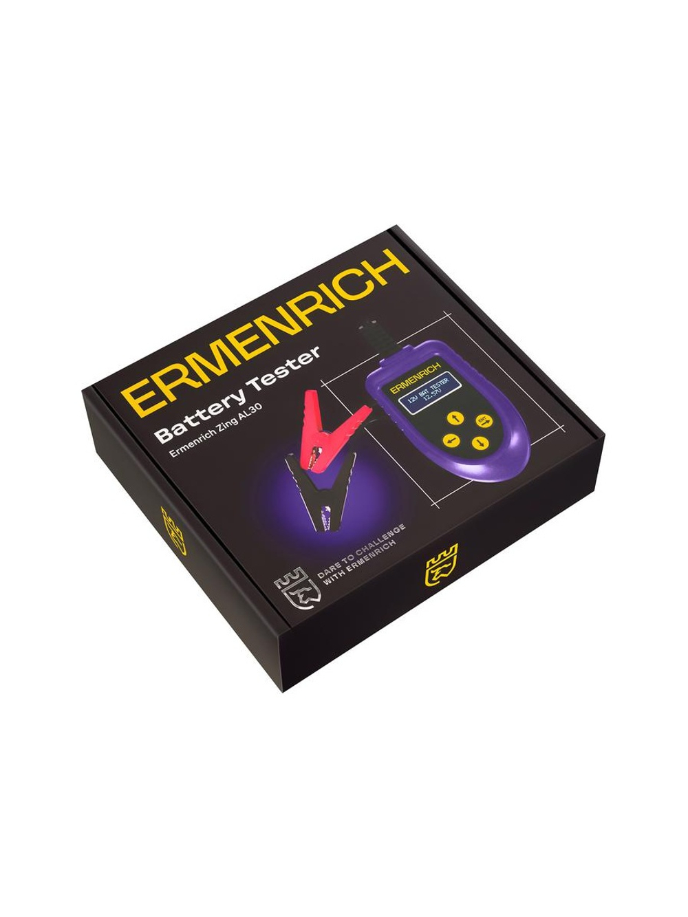 Тестер аккумуляторный Zing AL30 фиолет. Ermenrich 85690
